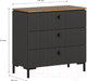 Миниатюра изображения товара Комод Black Red White San Gimignano KOM3S (антрацитовый/дуб нокс)