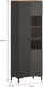 Миниатюра изображения товара Шкаф с витриной Black Red White San Gimignano REG1D1W с подсветкой (антрацитовый/дуб нокс)