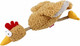 Миниатюра изображения товара Игрушка для собак Gigwi Catch & Fetch Курица с пищалкой 75537