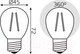 Миниатюра изображения товара Лампа Gauss Filament Globe Е27 7W 4100К / 105902207T (3шт)