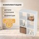 Миниатюра изображения товара Стеллаж Seven Dreams 6 секций / brick-6 (белый)