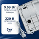 Миниатюра изображения товара Сушилка для рук Palex 3808-2-B (2500W)