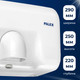 Миниатюра изображения товара Сушилка для рук Palex 3808-2-B (2500W)