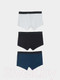 Миниатюра изображения товара Комплект мужских трусов Mark Formelle 411124-3 (р.102-112, серый меланж 4306-А/темно-синий/черный)