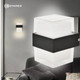 Миниатюра изображения товара Бра уличное Estares Valo 9W S-4000K-100x110x133-BLACK/CLEAR-220-IP54