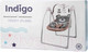 Миниатюра изображения товара Качели для новорожденных INDIGO Teddy (синий)