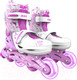 Миниатюра изображения товара Роликовые коньки Yvolution Neon Combo Skates / NT10P4 (р.33-36, розовый)