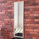 Миниатюра изображения товара Зеркало A+T Home Decor в багетной раме Соты 34x120см / 251521 (белый)