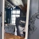 Миниатюра изображения товара Зеркало A+T Home Decor в багетной раме Соты 34x120см / 251521 (белый)