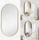 Миниатюра изображения товара Зеркало A+T Home Decor Callisto 90x40см / 59901 (золотой)