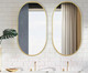 Миниатюра изображения товара Зеркало A+T Home Decor Callisto 90x40см / 59901 (золотой)
