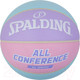 Миниатюра изображения товара Баскетбольный мяч Spalding All Conference 77065 (размер 6, голубой/розовый)