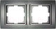 Миниатюра изображения товара Рамка для выключателей и розеток Ovivo Mina 401-110000-226 (дымчатый)