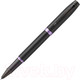 Миниатюра изображения товара Ручка-роллер имиджевая Parker IM Vibrant Rings T315 Amethyst Purple PVD / 2172950 (черный)