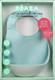 Миниатюра изображения товара Набор нагрудников детских Beaba Lot De 2 Bavoirs Silicone Green 913509