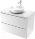 Миниатюра изображения товара Тумба под умывальник ЗОВ Дион 60 / D60LWP0M9003MKV5-LDSPW (белый матовый)