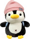 Миниатюра изображения товара Мягкая игрушка Sima-Land Пингвин с рюкзаком в розовой шапке / 10324639