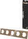 Миниатюра изображения товара Рамка для выключателей и розеток TDM Байкал / SQ1819-0406 (бронза)