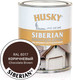 Миниатюра изображения товара Краска Husky Siberian Акриловая для дерева (900мл, коричневый RAL 8017)
