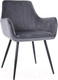 Миниатюра изображения товара Стул Signal Apple Velvet (Bluvel 14 темно-серый/черный)