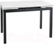Миниатюра изображения товара Обеденный стол Signal GD017 110-170x74 (белый мрамор/черный матовый)