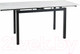Миниатюра изображения товара Обеденный стол Signal GD017 110-170x74 (белый мрамор/черный матовый)