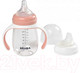 Миниатюра изображения товара Поильник Beaba 2 In 1 Learning Cup 913478 (210мл, Old Pink)