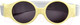 Миниатюра изображения товара Очки солнцезащитные Beaba Lunettes 0-9 Mois 2020 Tend Yellow / 930303