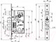 Миниатюра изображения товара Замок врезной ДДФ MDV10/C-60.85.3R14