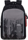 Миниатюра изображения товара Школьный рюкзак Grizzly RB-452-5 (черный/серый)