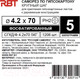 Миниатюра изображения товара Саморез RBT СГКД/Ф 3.5x41 крупный шаг (3кг)