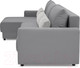 Миниатюра изображения товара Диван угловой Mio Tesoro Таун 264 1.5ек-1.5ек-1.5пф (1363 серый)