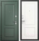 Миниатюра изображения товара Входная дверь Mastino F4 Family Eco PP черный муар металлик/E-1 авокадо/белый софт (86x205, левая)