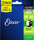 Миниатюра изображения товара Струны для электрогитары Elixir Strings 16550 9-42