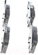 Миниатюра изображения товара Тормозные колодки Bosch 0986494658
