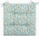 Миниатюра изображения товара Подушка на стул Этель Цветы / 10401974 (40x40, голубой)