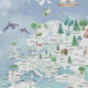 Миниатюра изображения товара Фотообои листовые Citydecor Детская Карта мира 357 (200x140см)