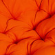 Миниатюра изображения товара Кресло садовое Tetchair Papasan Eco P115-1/SP STD c подушкой, ремешками (натуральный/ткань оранжевый)