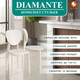 Миниатюра изображения товара Стул Tetchair Diamante жесткое сиденье (бук/Ivory White)
