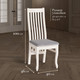 Миниатюра изображения товара Стул Tetchair Dolce 40x46x100 (бук/Ivory White/велюр/Tenerife Ultimate Grey)