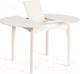 Миниатюра изображения товара Обеденный стол Tetchair Diamante 100x100+30x75 круглый (бук/Ivory White)