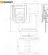 Миниатюра изображения товара Люстра Estares Triplex Square 124W 3S-APP-596x596x146-WHITE/WHITE-220-IP20