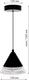 Миниатюра изображения товара Потолочный светильник Estares Lampa 7W 1R-ON/OFF-140x1340-BLACK/CLEAR-220-IP20