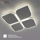 Миниатюра изображения товара Люстра Estares Aero 70W 4F-ON/OFF-455x455x57-WHITE/WHITE-220-IP20