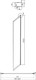 Миниатюра изображения товара Душевая стенка Grossman Style 80x195 / 200.K33.05.80.21.00 (черный матовый, стекло прозрачное)