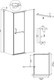 Миниатюра изображения товара Душевой уголок Grossman Pragma 100x90x195 / 120.K33.03.1090.32.00 (золото сатин/стекло прозрачное)