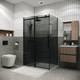 Миниатюра изображения товара Душевой уголок Grossman Classic 100x90x195 / 120.K33.04.1090.21.10 (черный матовый/тонированно стекло)