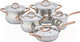 Миниатюра изображения товара Набор кухонной посуды Gipfel Absolute 51907
