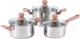Миниатюра изображения товара Набор кастрюль Werner Eletto 51868