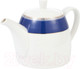 Миниатюра изображения товара Заварочный чайник Gipfel Orpheus 51556 (белый/синий)